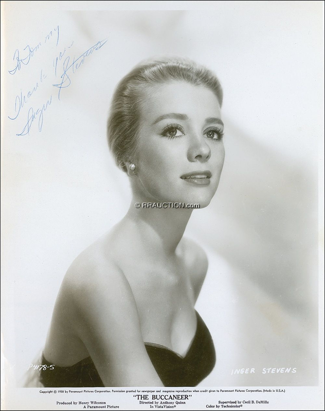 Lot 1237 Inger Stevens: Inger Stevens