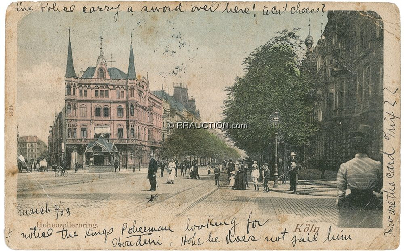 Lot 1083 Harry Houdini: Houdini in Germany: ?How are the card trix???