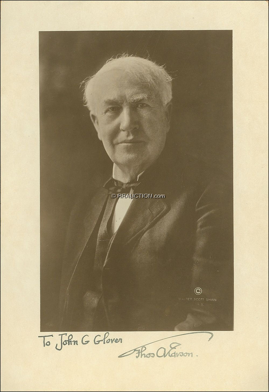 Lot 250 Thomas Edison: Thomas Edison