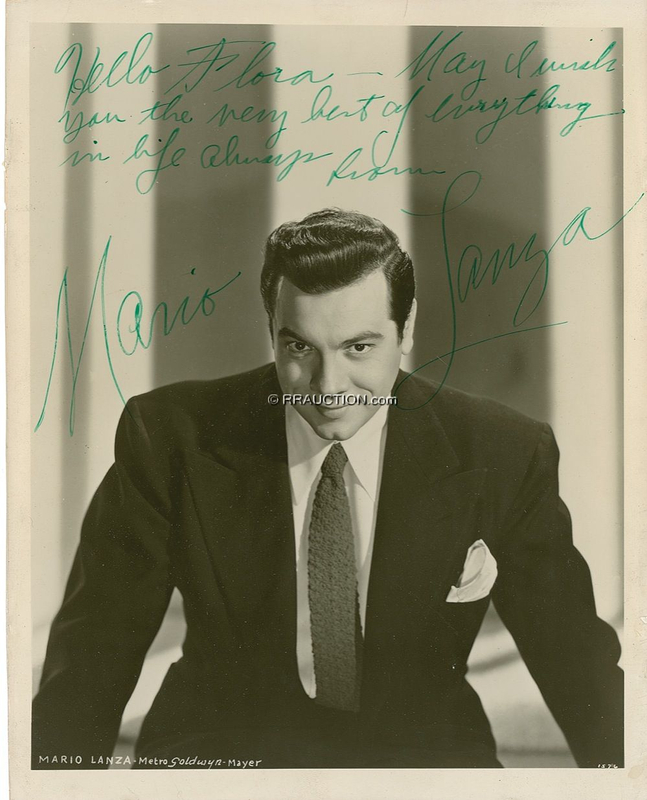Lot 813 Mario Lanza: Mario Lanza