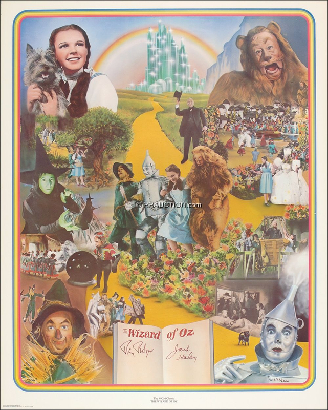 Lot 1281 Wizard of Oz: Bolger and Haley: Wizard of Oz: Bolger and Haley