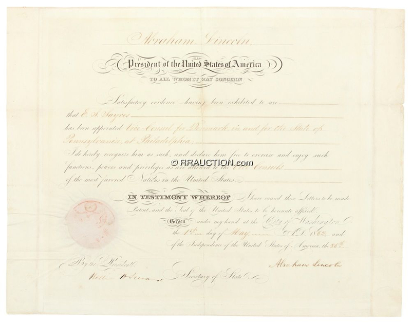 Lot 110 Abraham Lincoln: Abraham Lincoln