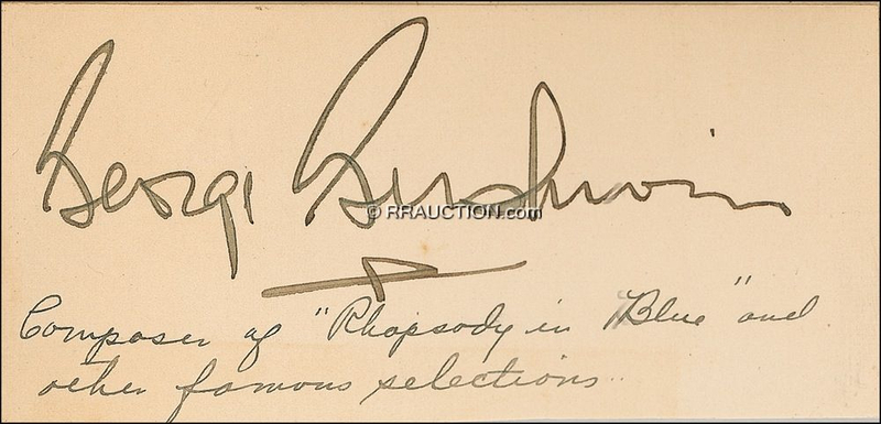 Lot 786 George Gershwin: George Gershwin