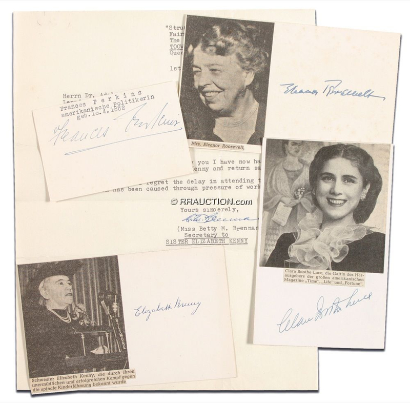 Lot 356 Notable Women: Notable Women
