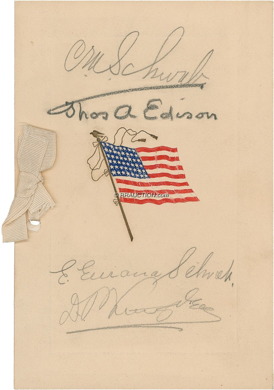 Lot 252 Thomas Edison: Thomas Edison