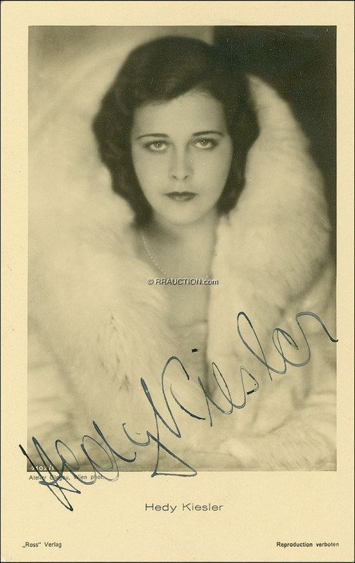 Lot 1109 Hedy Lamarr: Hedy Lamarr