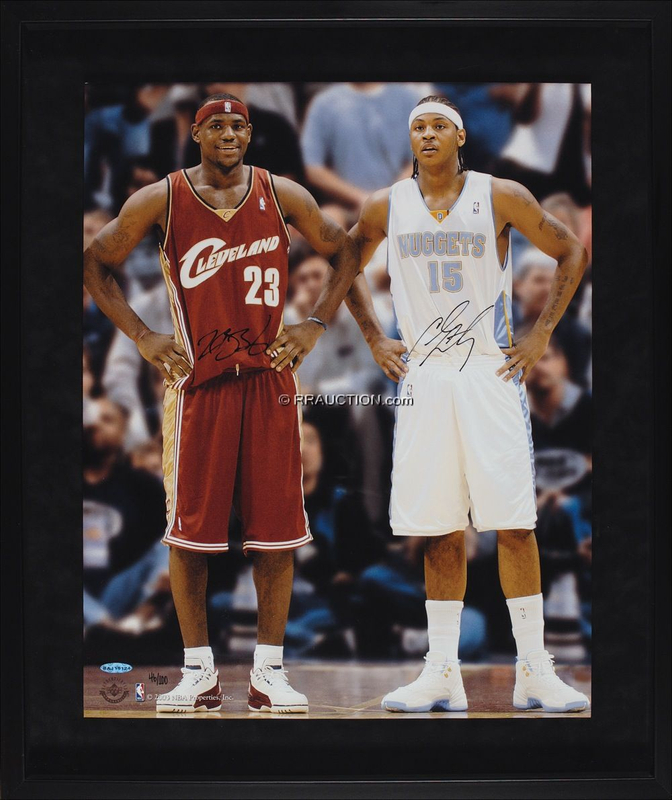 Lot 1439 LeBron James and Carmelo Anthony: LeBron James and Carmelo Anthony
