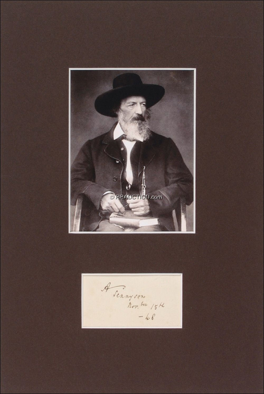 Lot 645 Alfred Lord Tennyson: Alfred Lord Tennyson