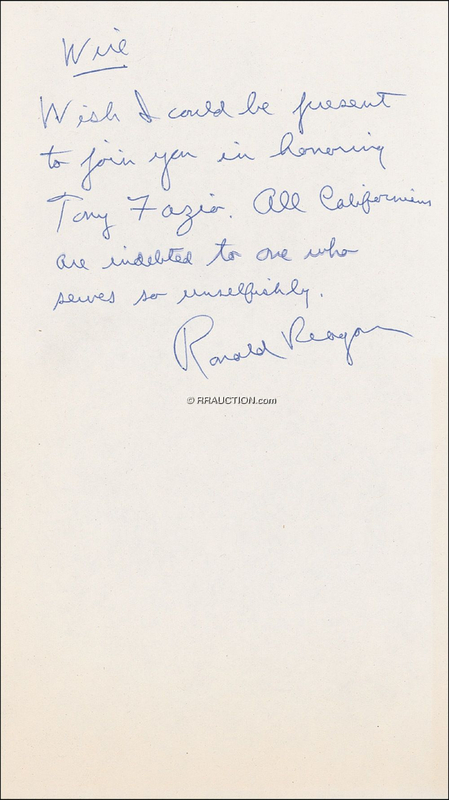 Lot 137 Ronald Reagan: Ronald Reagan