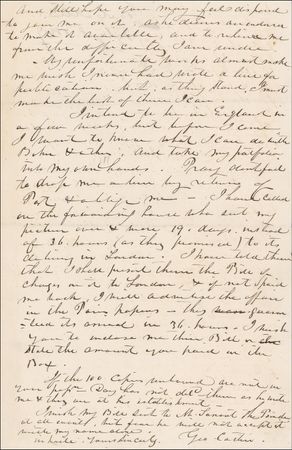 Lot #560 George Catlin: ?My unfortunate works almost make me wish I never had wrote a line for publication.? Catlin laments his difficulties with his publishers. - Image 2