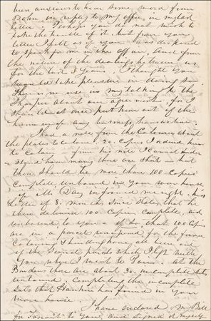 Lot #560 George Catlin: ?My unfortunate works almost make me wish I never had wrote a line for publication.? Catlin laments his difficulties with his publishers. - Image 3