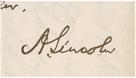 Lot #108 Abraham Lincoln: MERCHANT OF WAR: LINCOLN forwards an application for a ?sutler? - Image 4