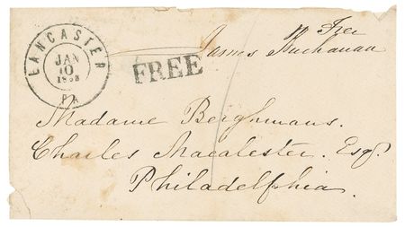 Lot #10 James Buchanan: James Buchanan