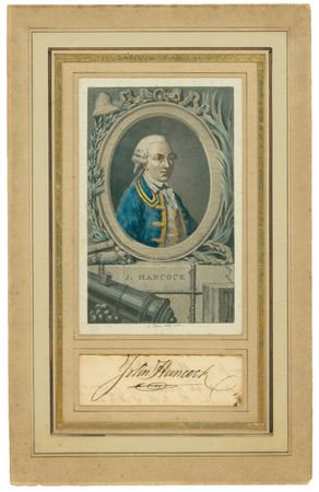 Lot #283 John Hancock: FIRST IN INDEPENDENCE: 1790 signature of JOHN HANCOCK - Image 1