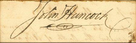 Lot #283 John Hancock: FIRST IN INDEPENDENCE: 1790 signature of JOHN HANCOCK - Image 2