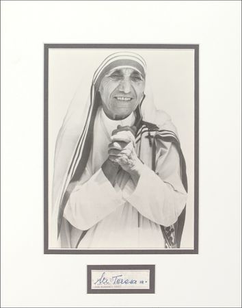 Lot #339 Mother Teresa: Mother Teresa - Image 1