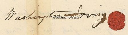 Lot #593 Washington Irving: Washington Irving - Image 4