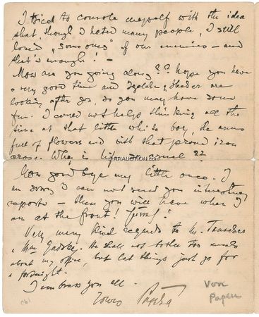 Lot #477 Franz von Papen: Franz von Papen - Image 1