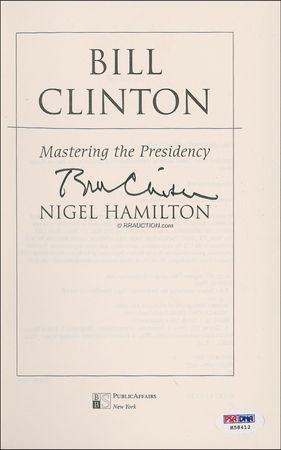 Lot #33 Bill Clinton: Bill Clinton