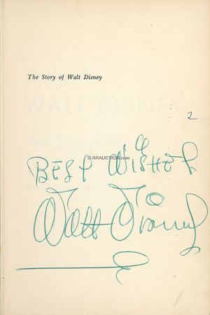 Lot #671 Walt Disney: THE MEN AND THE MAGIC: DISNEY and more than 30 members of his studio, including four of the ?Nine Old Men,? sign his biography - Image 1