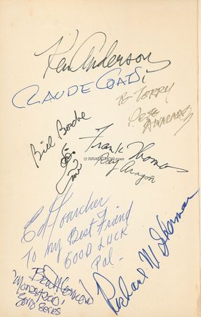Lot #671 Walt Disney: THE MEN AND THE MAGIC: DISNEY and more than 30 members of his studio, including four of the ?Nine Old Men,? sign his biography - Image 3