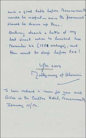 Lot #469 Montgomery of Alamein: Montgomery of Alamein - Image 2