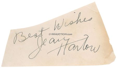 Lot #1262 Vintage Hollywood: HOLLYWOOD CAVALCADE: 1930s Tinseltown scrapbook including signatures from JEAN HARLOW, SPENCER TRACY, HELEN TWELVETREES, and others - Image 1
