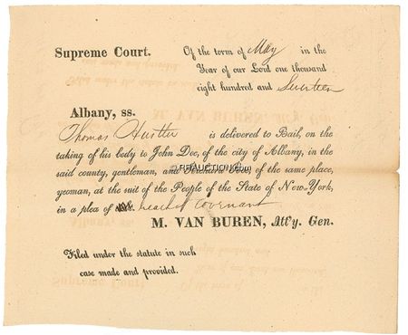 Lot #184 Martin Van Buren: Martin Van Buren - Image 1