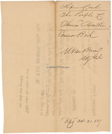 Lot #184 Martin Van Buren: Martin Van Buren - Image 2
