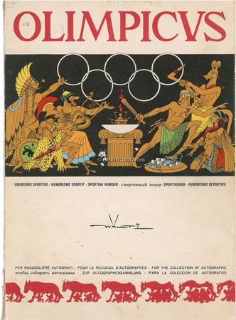 Lot #1300 Muhammad Ali: Cassius Clay signs a 1960 Olympic program - Image 2