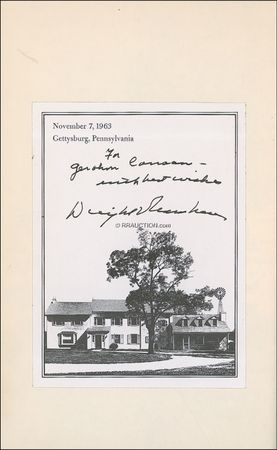 Lot #51 Dwight D. Eisenhower: Dwight D. Eisenhower - Image 1