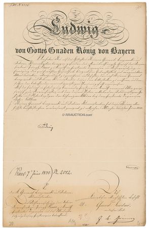 Lot #327 Ludwig I: Ludwig I - Image 1