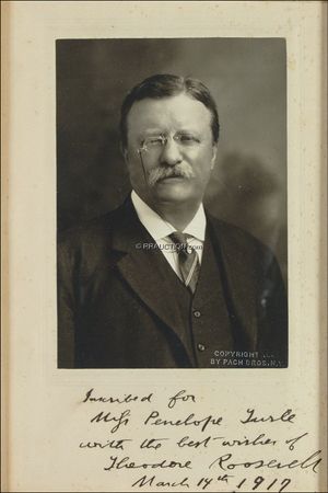 Lot #160 Theodore Roosevelt: Theodore Roosevelt - Image 1