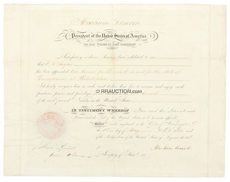 Lot #110 Abraham Lincoln: Abraham Lincoln - Image 1