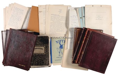 Lot #1217 Red Skelton: HE DOOD IT: Extensive personal archive of RED SKELTON, including military documents, journals, essays, scripts, and celebrity correspondence - Image 1