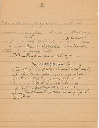 Lot #105 John F. Kennedy: “Being of great tradition at our Boston Yard” - Image 4