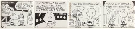 Lot #703 Charles Schulz: NOT-SO-FASTBALL: Original