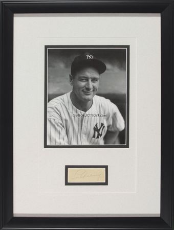 Lot #1403 Lou Gehrig: Lou Gehrig - Image 1