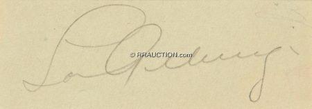 Lot #1403 Lou Gehrig: Lou Gehrig - Image 2