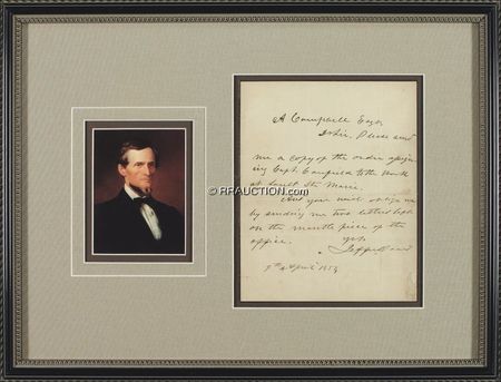 Lot #233 Jefferson Davis: Jefferson Davis - Image 1