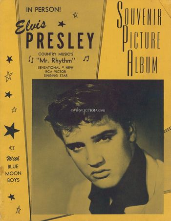 Lot #849 Elvis Presley: “THE POSE THE GIRLS LIKE TO HAVE”: Early program signed by ELVIS PRESLEY - Image 2
