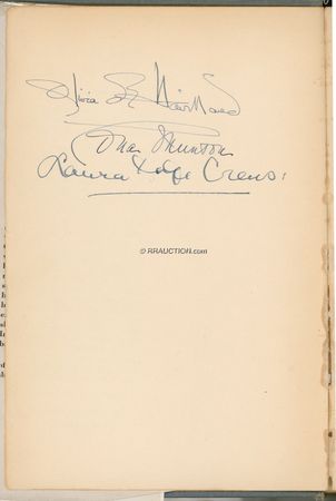 Lot #1046 Gone With the Wind: “THE MOST TALKED-ABOUT PICTURE EVER MADE”: Early printing of GONE WITH THE WIND signed by seven cast members, including GABLE and LEIGH - Image 3