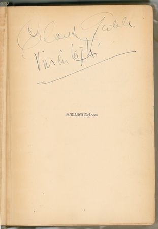Lot #1046 Gone With the Wind: “THE MOST TALKED-ABOUT PICTURE EVER MADE”: Early printing of GONE WITH THE WIND signed by seven cast members, including GABLE and LEIGH - Image 4