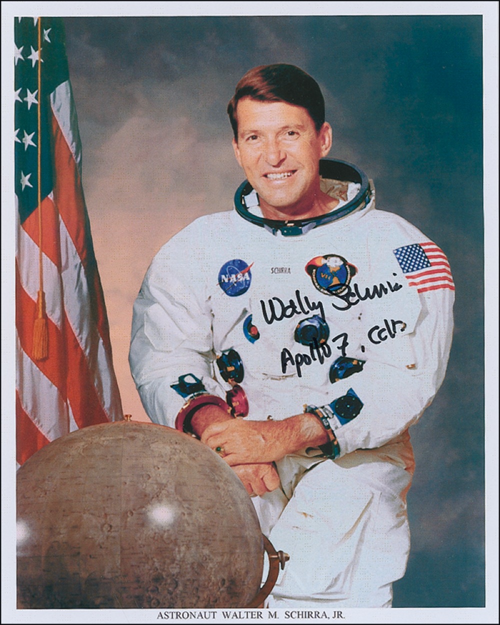 Wally Schirra Signed Photograph | RR Auction