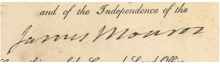Lot #86 James Monroe Signed Document - Image 2