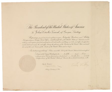 Lot #31 Calvin Coolidge Signed Document