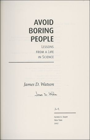 Lot #302 James D. Watson and Francis Crick Book - Image 1