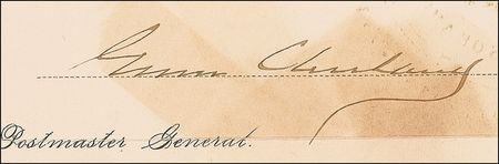 Lot #23 Grover Cleveland Signed Document - Image 2