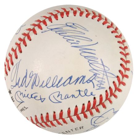 Lot #972 Baseball: 500 Home Run Club Baseball - Image 3