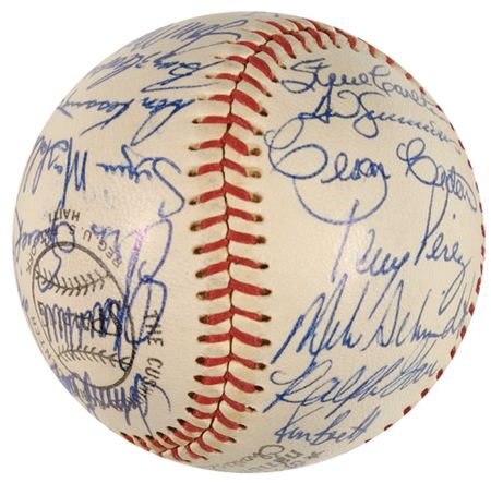 Lot #969 Baseball: 1974 NL All Stars Baseball - Image 2